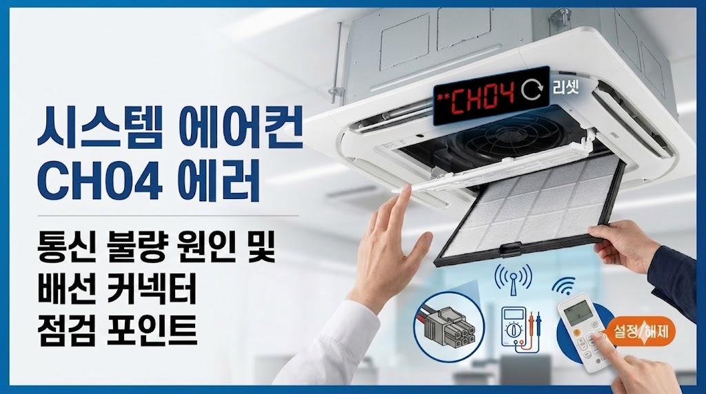 시스템 에어컨 CH04 에러 썸네일