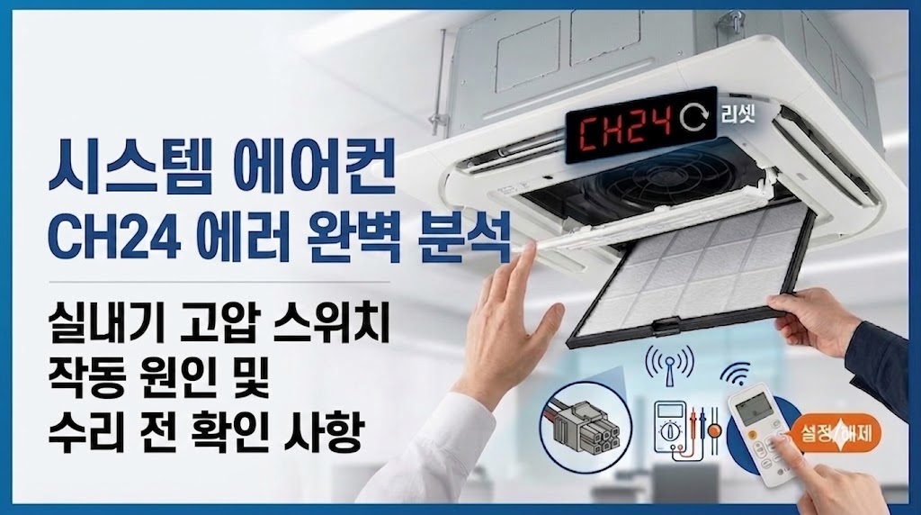 시스템 에어컨 CH24 에러 썸네일
