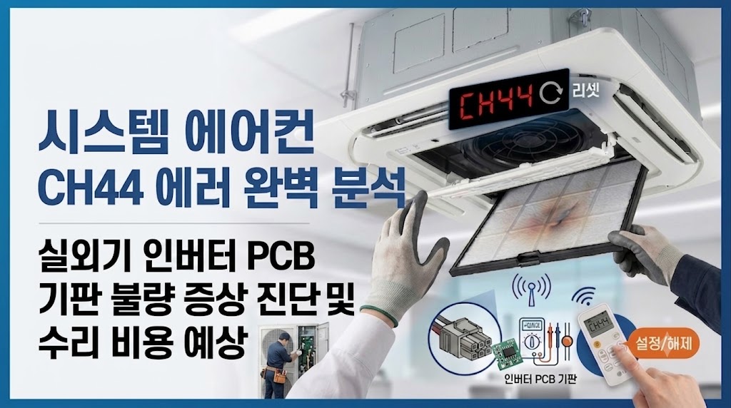 시스템 에어컨 CH44 에러 썸네일