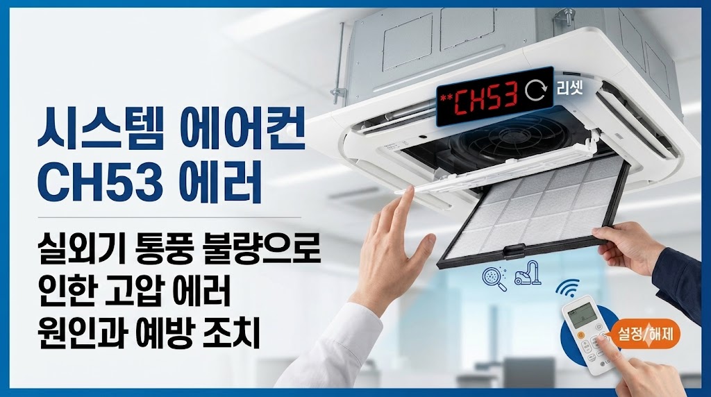 시스템 에어컨 CH53 에러 썸네일